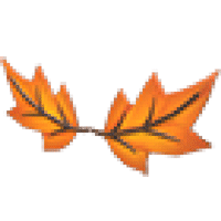Eco Orange Maple Leaf Mustache - Common from Hat Shop